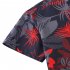 Men Women Hawaiian Summer Casual Printing Couples Short Sleeve Shirt 9  XL