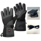 Men Women Heating Gloves Winter Electric Heated Warm Gloves