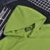 Men Women Hoodie Sweatshirt Printing Letters Thicken Velvet Loose Fashion Pullover Green L