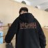 Men Women Hoodie Sweatshirt Printing NOAH Spring Autumn Loose Pullover Tops Black XXXL