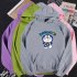 Men Women Hoodie Sweatshirt Doraemon Cartoon Thicken Loose Autumn Winter Pullover Tops Pink XXXL