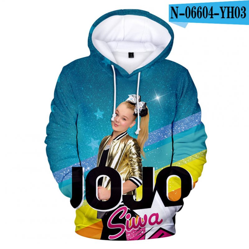 Men Women Hoodie Sweatshirt JOJO SIWA 3D Printing Loose Autumn Winter Pullover Tops C_XXL