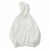 Men Women Hoodie Sweatshirt Thicken Velvet Dickies Loose Autumn Winter Pullover Tops White M