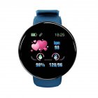 Men Women Intelligent Watch 1.3-inch Tft Color Screen Ip65 Waterproof Sports Fitness Smartwatch Compatible For Android Ios blue