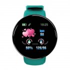 Men Women Intelligent Watch 1.3-inch Tft Color Screen Ip65 Waterproof Sports Fitness Smartwatch Compatible For Android Ios green