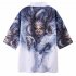 Men Women Kimono Dragon Claw Print Cardigan Robe Loose 3 4 Sleeve Thin Summer Garment Coat Dragon Claw XXL