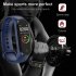 Men Women M4 Smart Digital Watch Heart Rate Monitoring Calorie Counter Running Pedometer Fitness Tracker Bracelet black