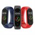 Men Women M4 Smart Digital Watch Heart Rate Monitoring Calorie Counter Running Pedometer Fitness Tracker Bracelet red