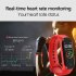 Men Women M4 Smart Digital Watch Heart Rate Monitoring Calorie Counter Running Pedometer Fitness Tracker Bracelet red