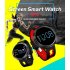 Men Women M58 Smart Watch Waterproof  IP68 Color Screen Fitness Bracelet Heart Rate Monitor Watches For Android iOS Phone  Black