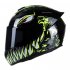 Men Women Motorcycle Helmet Large Tail Full Face Helmet Racing Motorcycle Running Helmet Yellow M