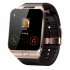 Men Women Multifunction Dz09 Sports Smart  Watch Support Tf Card Ram 128m rom 64m Compatible For Samsung Huawei Xiaomi Android Phone gold