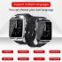 Men Women Multifunction Dz09 Sports Smart  Watch Support Tf Card Ram 128m rom 64m Compatible For Samsung Huawei Xiaomi Android Phone silver