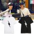 Men Women NCT127 T Shirt Short Sleeve Fashion Student Summer Tops for Couple Lover Black K260  M