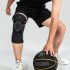 Men Women Outdoor Sports Knee Brace Comfortable Breathable Non slip Strong Meniscus Compression Protection black L