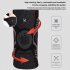 Men Women Outdoor Sports Knee Brace Comfortable Breathable Non slip Strong Meniscus Compression Protection black L