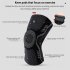 Men Women Outdoor Sports Knee Brace Comfortable Breathable Non slip Strong Meniscus Compression Protection black L