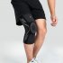 Men Women Outdoor Sports Knee Brace Comfortable Breathable Non slip Strong Meniscus Compression Protection black L
