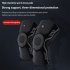 Men Women Outdoor Sports Knee Brace Comfortable Breathable Non slip Strong Meniscus Compression Protection black L