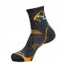 Men Women Outdoor Sports Sock Quick Drying Breathable Middle Tube Socks for Runing Climbing Sports Gold