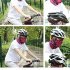 Men Women Piece Molding Cycling Helmet for Head Protection Bikes Equipment  black One size