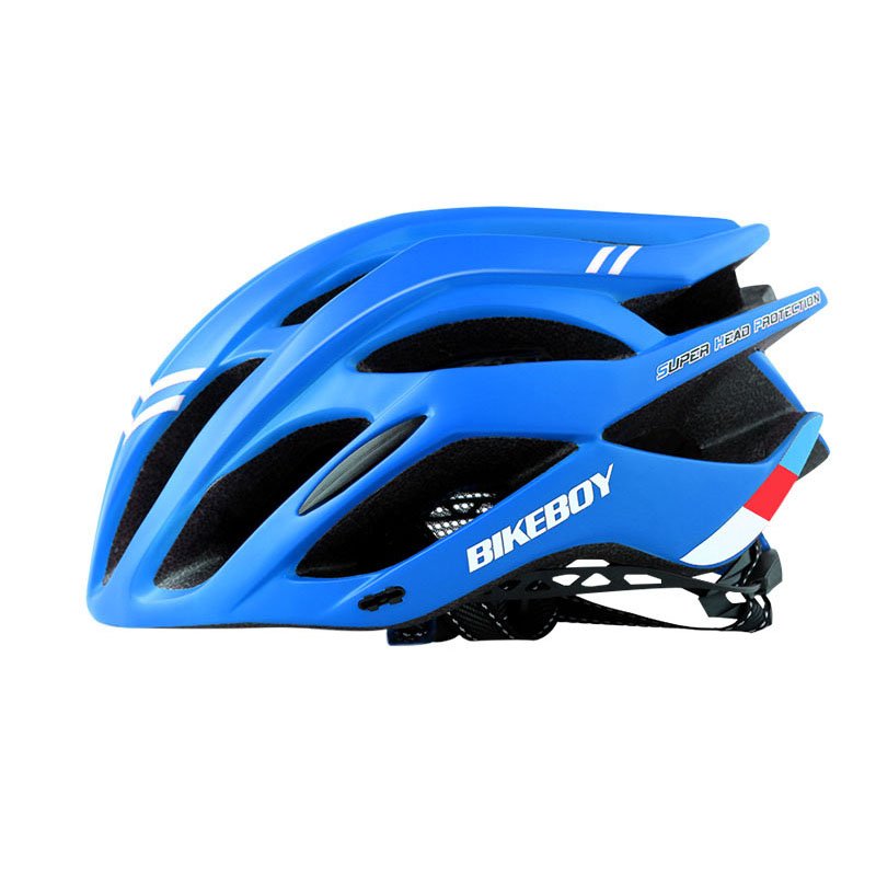 Men Women Piece Molding Cycling Helmet for Head Protection Bikes Equipment  blue_One size