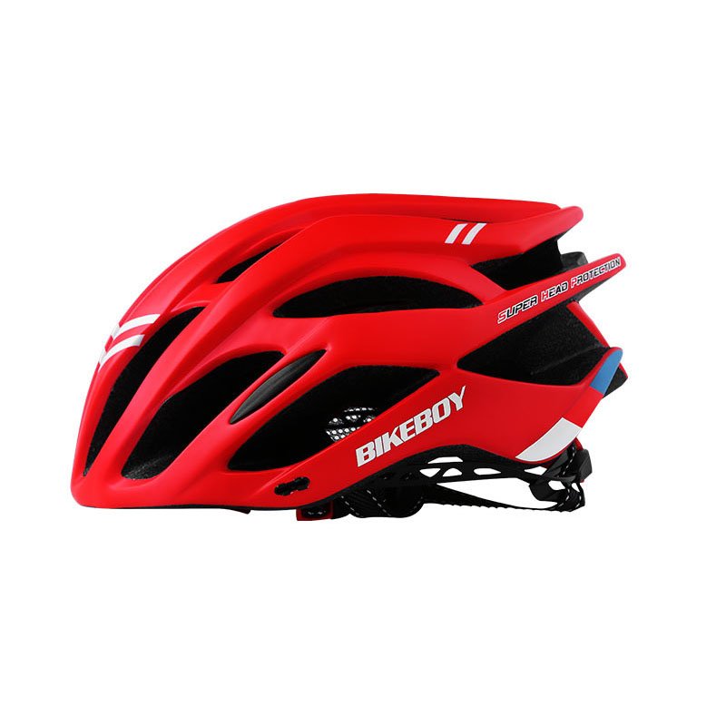 Men Women Piece Molding Cycling Helmet for Head Protection Bikes Equipment  red_One size