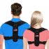 Men Women Posture Correction Shoulder Belt Impove Back Spine Corrector Humpback Pain Relief Back Support  black One size