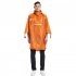 Men Women Raincoat Lightweight Cycling Poncho Hooded Rainwear For Outdoor Camping Mountaineering Hiking Fishing orange