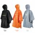 Men Women Raincoat Lightweight Cycling Poncho Hooded Rainwear For Outdoor Camping Mountaineering Hiking Fishing grey