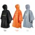 Men Women Raincoat Lightweight Cycling Poncho Hooded Rainwear For Outdoor Camping Mountaineering Hiking Fishing black