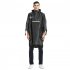 Men Women Raincoat Lightweight Cycling Poncho Hooded Rainwear For Outdoor Camping Mountaineering Hiking Fishing black