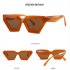 Men Women Retro Sunglasses Lightweight Fashion Sun Glasses Eye Protective Eyewear For Travel Shopping C6 Tea Box Tea film