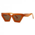 Men Women Retro Sunglasses Lightweight Fashion Sun Glasses Eye Protective Eyewear For Travel Shopping C6 Tea Box Tea film