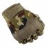 Men Women Riding Gloves Camouflage Half Finger Non slip Outdoor Climbing Cycling Mitten camouflage M