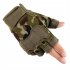 Men Women Riding Gloves Camouflage Half Finger Non slip Outdoor Climbing Cycling Mitten camouflage M