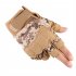 Men Women Riding Gloves Camouflage Half Finger Non slip Outdoor Climbing Cycling Mitten camouflage M