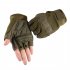 Men Women Riding Gloves Camouflage Half Finger Non slip Outdoor Climbing Cycling Mitten camouflage M