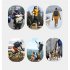 Men Women Riding Gloves Touch Screen Anti slip Shock Absorbing Comfortable Breathable Sun Protection Full Finger Gloves For Snow Running Cycling Driving black X
