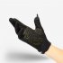 Men Women Riding Gloves Touch Screen Anti slip Shock Absorbing Comfortable Breathable Sun Protection Full Finger Gloves For Snow Running Cycling Driving black X