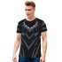 Men Women Summer Black Panther 3D Printed High Elastic Quick drying Short Sleeve T Shirt A XXL