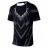 Men Women Summer Black Panther 3D Printed High Elastic Quick drying Short Sleeve T Shirt A XXL