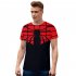 Men Women Summer Cool Marvel Movies Spiderman 3D Printing Berathable Short Sleeve T shirt  B S