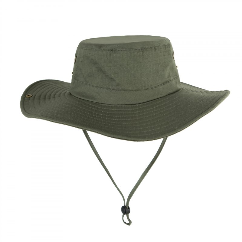 Men Women Summer Hat Outdoor Ultraviolet-proof Fisherman Hat for Travel Climbing Fishing Army Green
