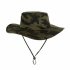 Men Women Summer Hat Outdoor Ultraviolet proof Fisherman Hat for Travel Climbing Fishing Army green camouflage