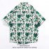 Men Women Summer Short Sleeve Shirts Comfortable Breathable Single breasted Loose Fashion Retro Tops H807 3XL
