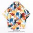 Men Women Summer Short Sleeve Shirts Comfortable Breathable Single breasted Loose Fashion Retro Tops H807 3XL