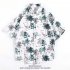 Men Women Summer Short Sleeve Shirts Comfortable Breathable Single breasted Loose Fashion Retro Tops H807 3XL