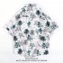 Men Women Summer Short Sleeve Shirts Comfortable Breathable Single breasted Loose Fashion Retro Tops H810 M