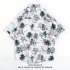 Men Women Summer Short Sleeve Shirts Comfortable Breathable Single breasted Loose Fashion Retro Tops H810 3XL